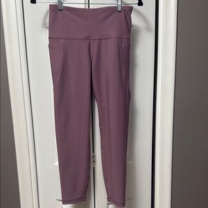 Purple High-Waisted Leggings